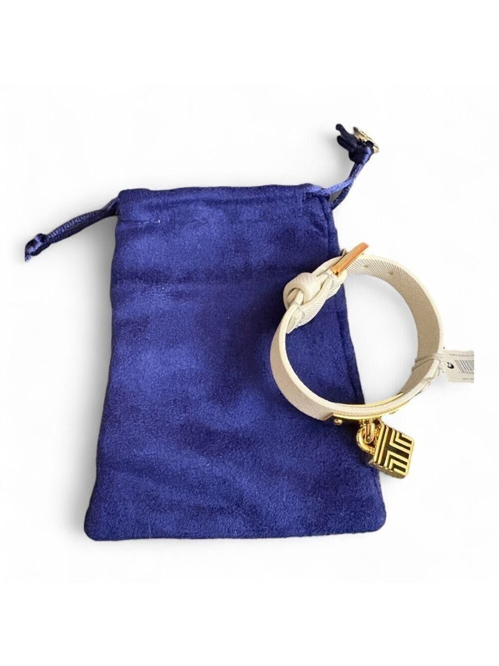 Tory Burch White and Gold Rubber Bracelet NWT - Picture 5 of 5